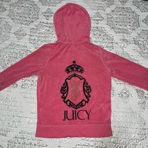 Juicy Couture Pink Zip Up Hoodie